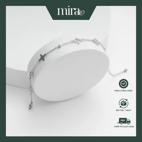 Lắc chân nữ Lucky Anklet Silver
