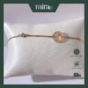 Lắc chân nữ Love Engraved Rose Gold