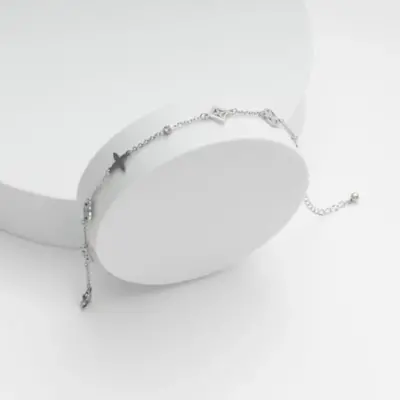 Lắc chân nữ Lucky Anklet Silver