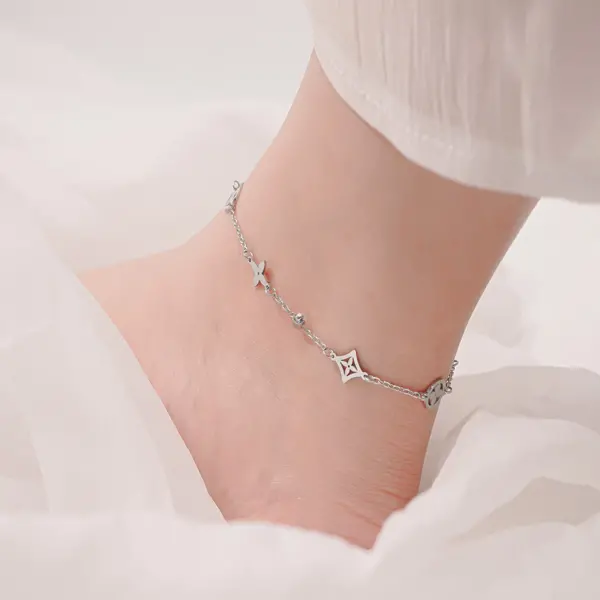 Lắc chân nữ Lucky Anklet Silver